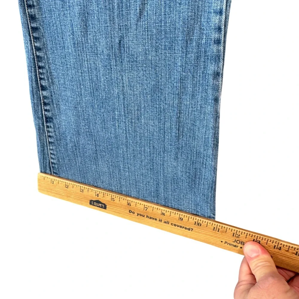 Old‎ Navy Sweetheart Womens Flare Jeans Mid Rise Y2K Style Size 18 - Picture 9 of 11